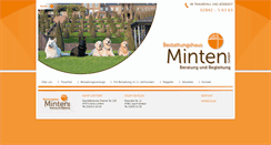 Desktop Screenshot of bestattungshaus-minten.de